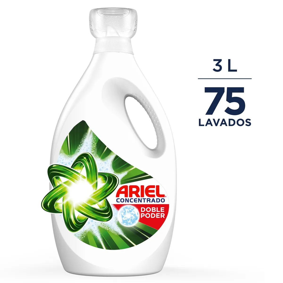 ARIEL - Detergente Líquido Ariel Concentrado Envase 3 L