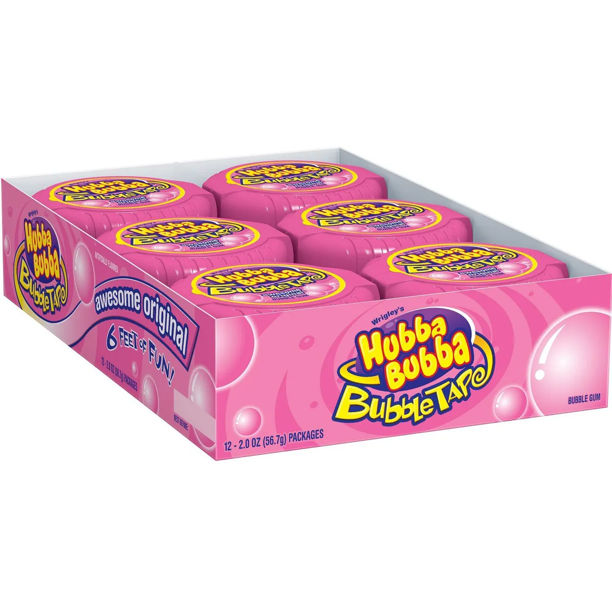 WRIGLEYS - Bubble Tape Original Wrigleys 6 Unidades