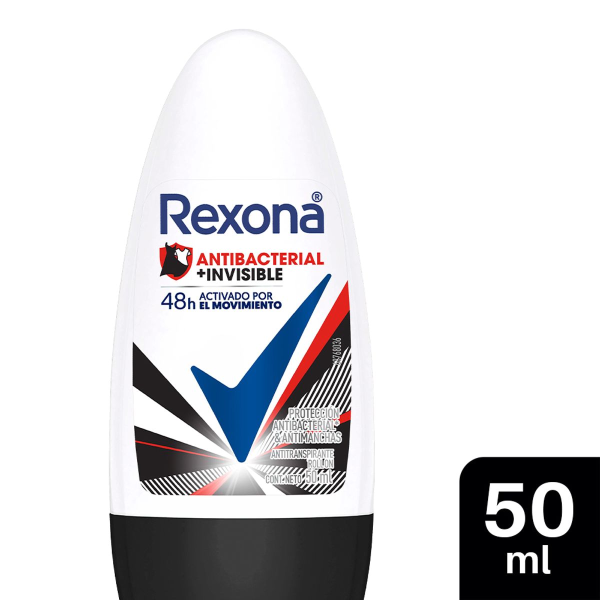 REXONA - Antitranspirante Roll On Rexona Women Invisible Envase 50 mL