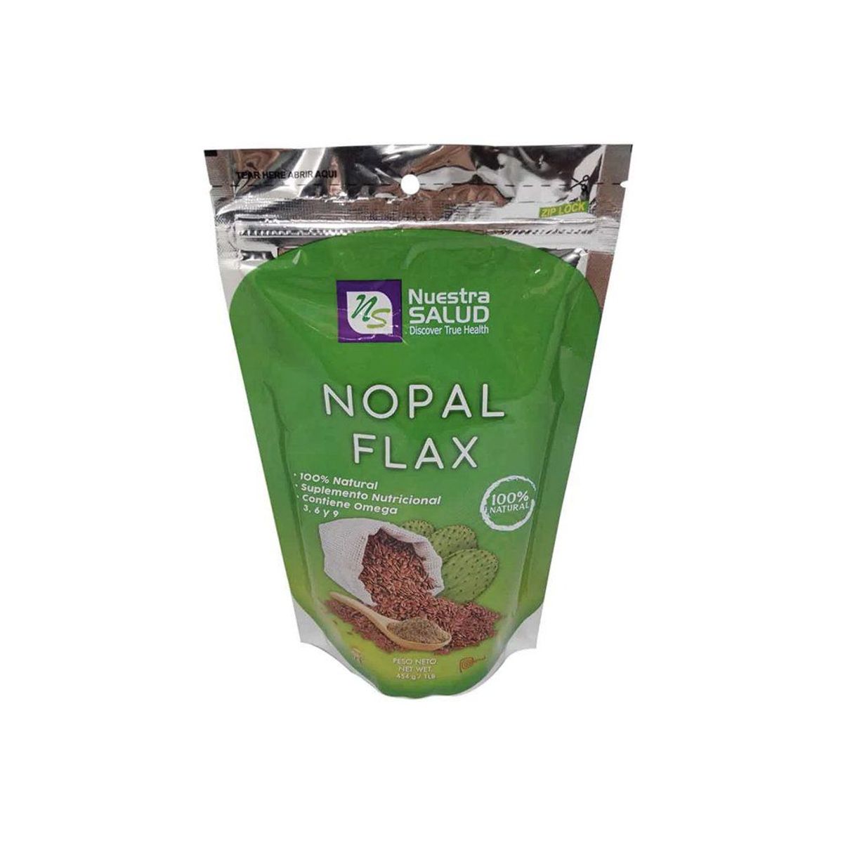 NUESTRA SALUD - Nopal Flax Nuestra Salud 454 g