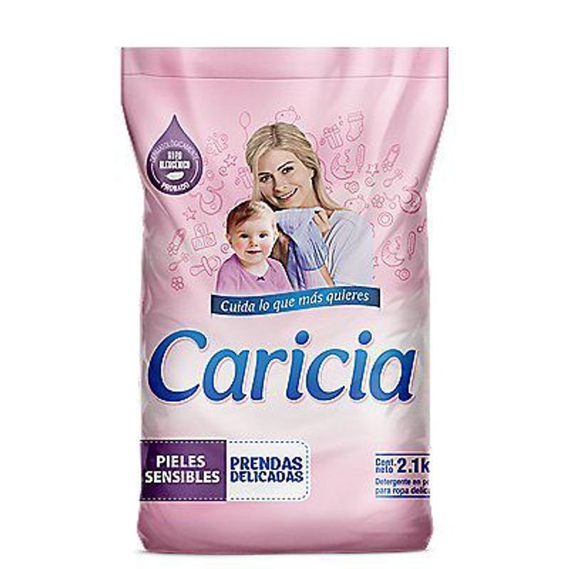 CARICIA - Detergente Caricia Prendas Delicadas Bebé Bolsa 2.1 Kg