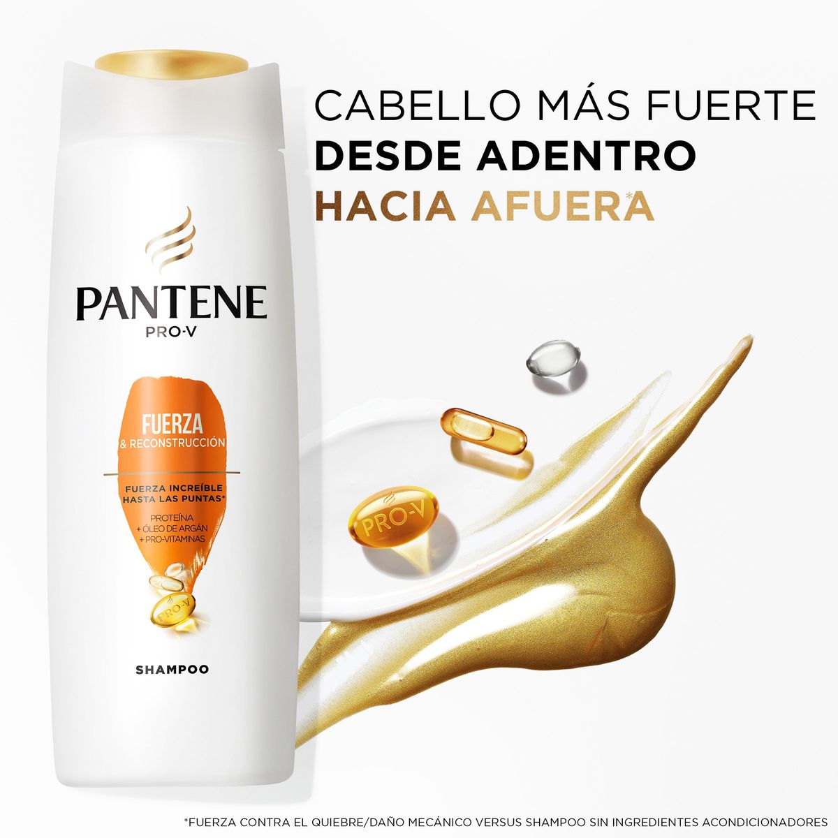 PANTENE - Shampoo Pantene Fuerza y Reconstrucción Envase 400 mL