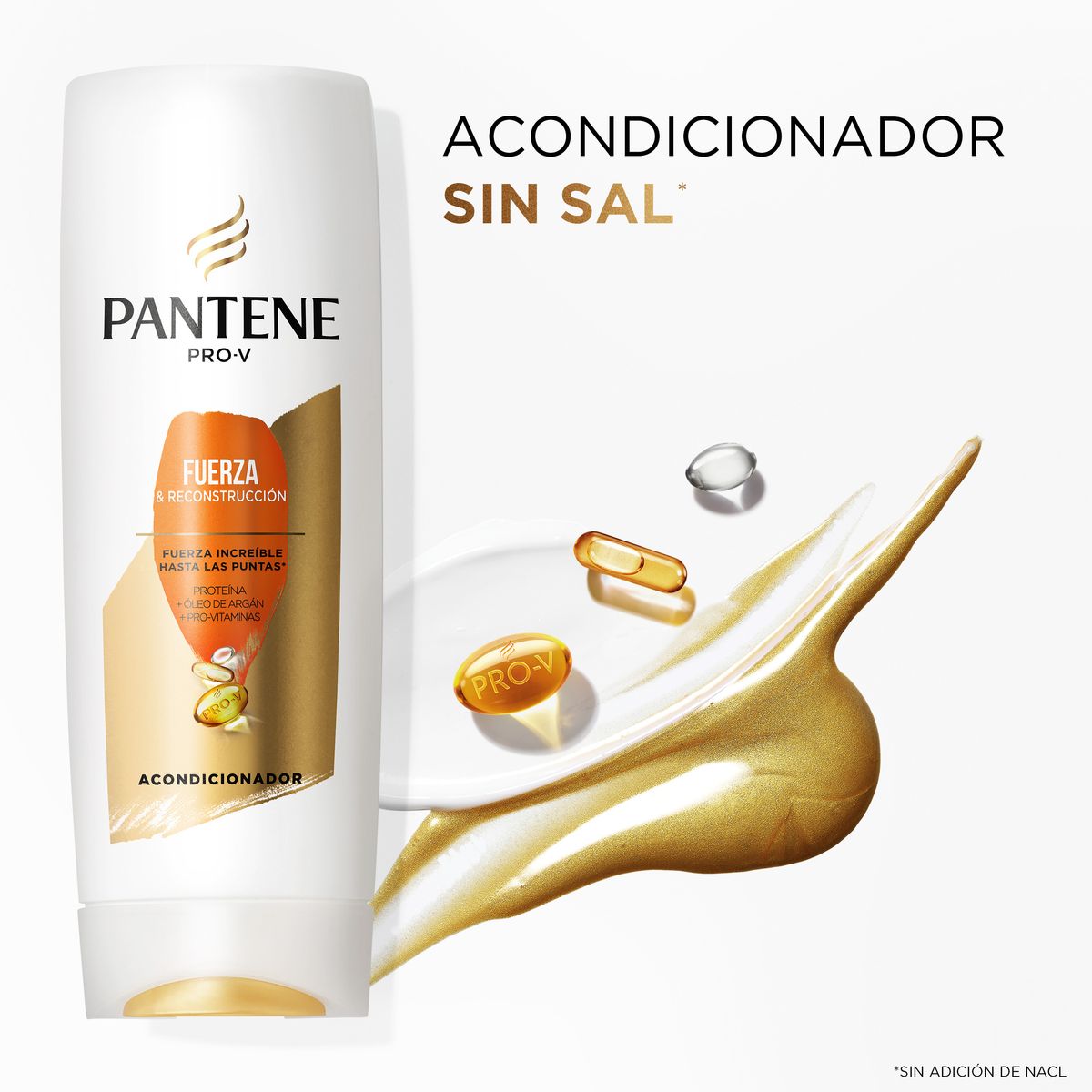 PANTENE - Acondicionador Pantene Pro V Fuerza Reconstrucción Envase 400 mL