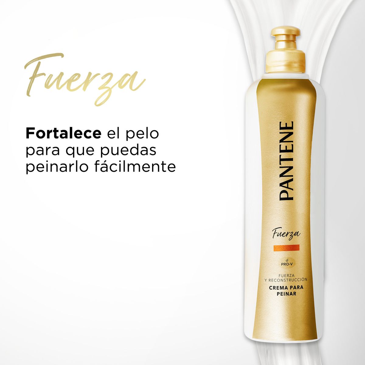 PANTENE - Crema para Peinar Pantene Fuerza y Reconstrucción Botella 300 mL