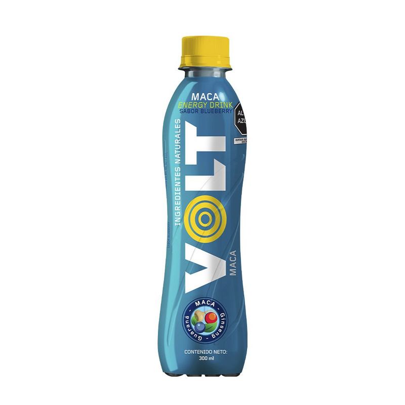 VOLT - Bebida Energizante Volt Blueberry con Maca Botella 300 mL