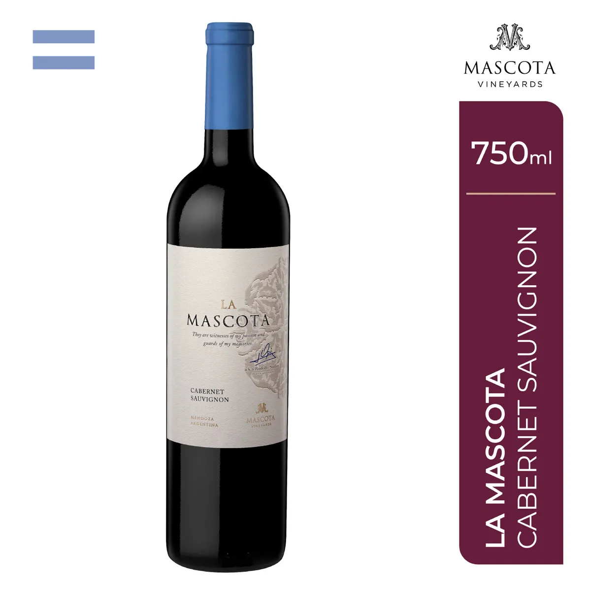 LA MASCOTA - Vino La Mascota Cabernet Sauvignon Botella 750 mL