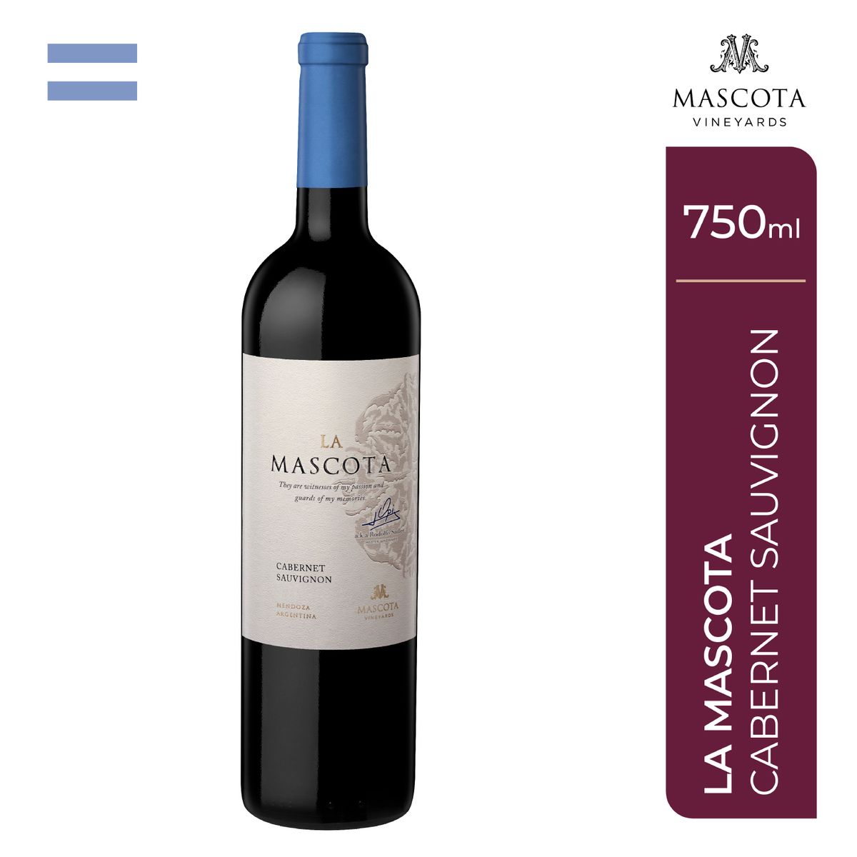 LA MASCOTA - Vino La Mascota Cabernet Sauvignon Botella 750 mL