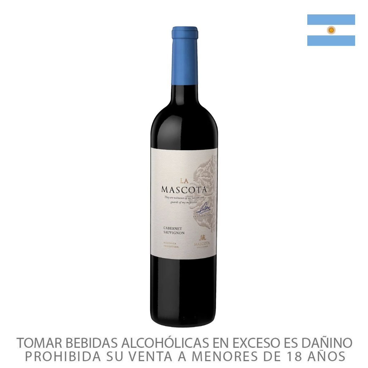 LA MASCOTA - Vino La Mascota Cabernet Sauvignon Botella 750 mL