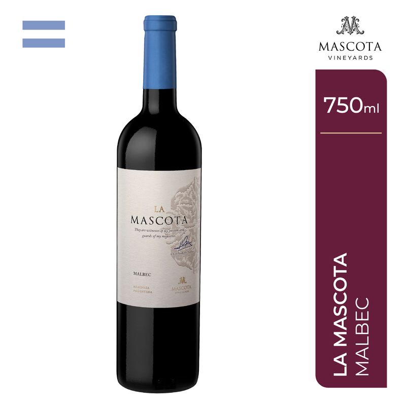 LA MASCOTA - Vino La Mascota Malbec Botella 750 mL