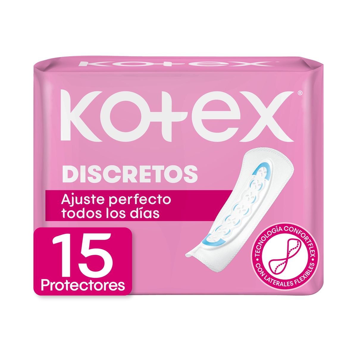 KOTEX - Protectores Diarios Kotex Ultraflexibles Empaque 15 Und