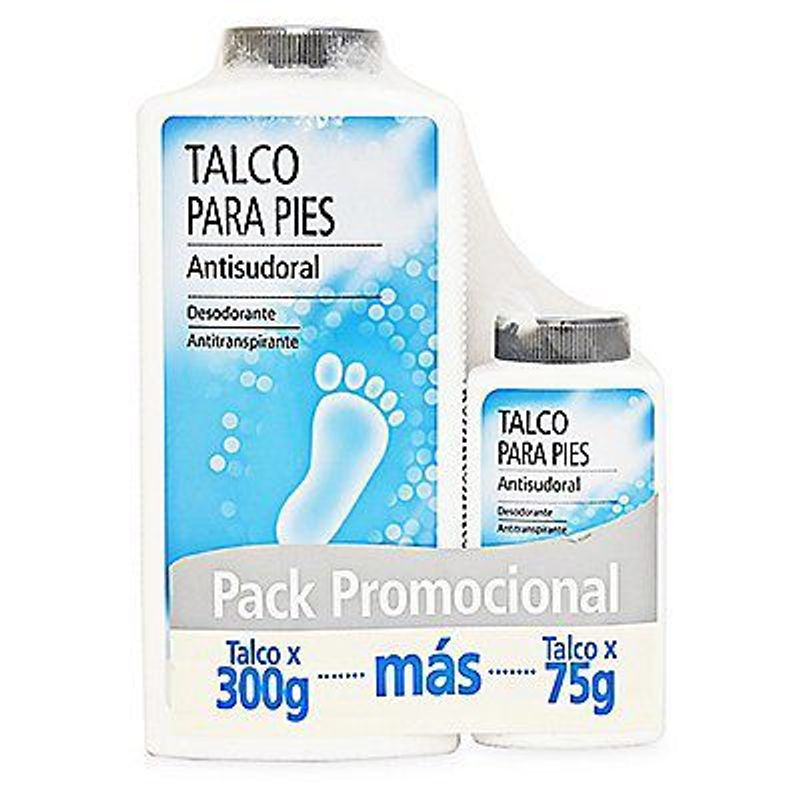 TOTTUS - Talco para Pies Antitranspirante 300  + 75 g
