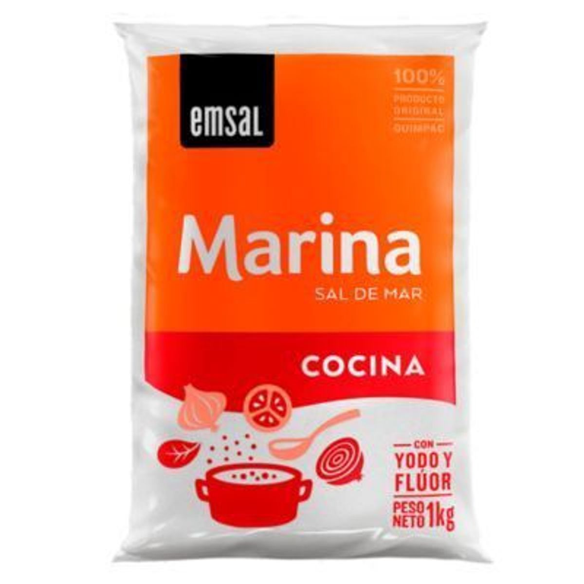 MARINA - Sal de Mar Marina Emsal de Cocina Bolsa 1 Kg