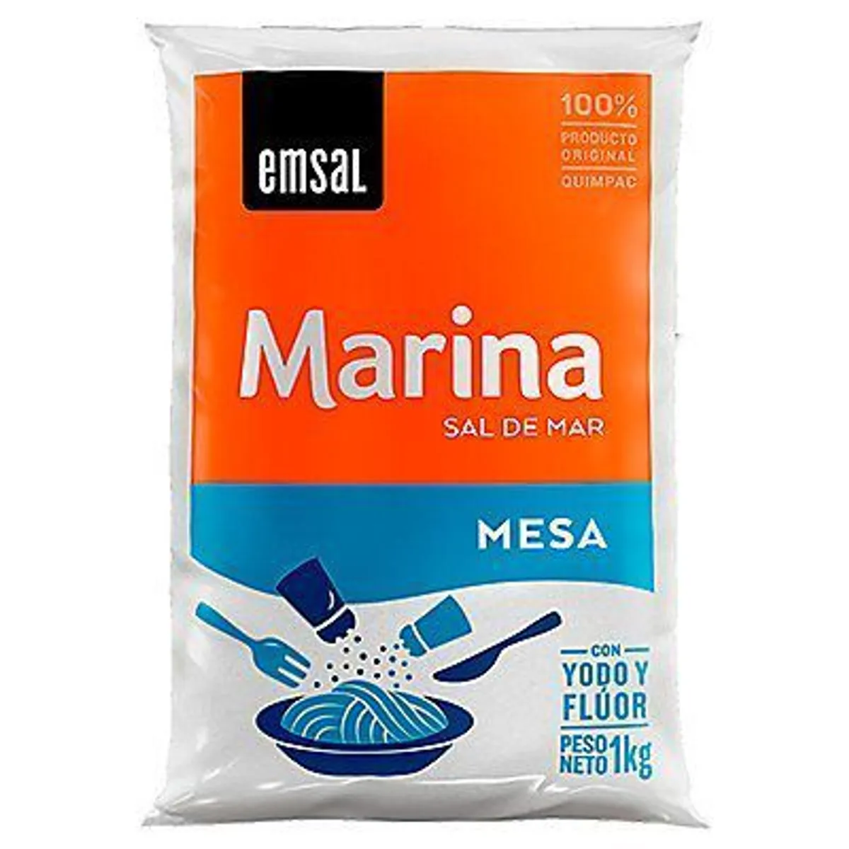 MARINA - Sal de Mar Marina Emsal de Mesa Bolsa 1 Kg