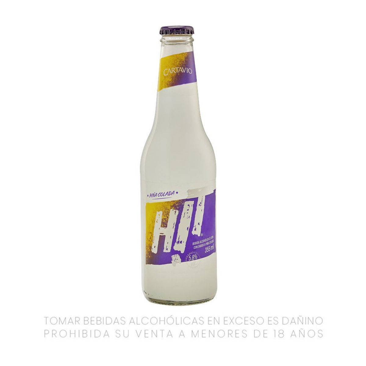 CARTAVIO - Bebida RTD Cartavio Hit Piña Colada Botella 700 mL