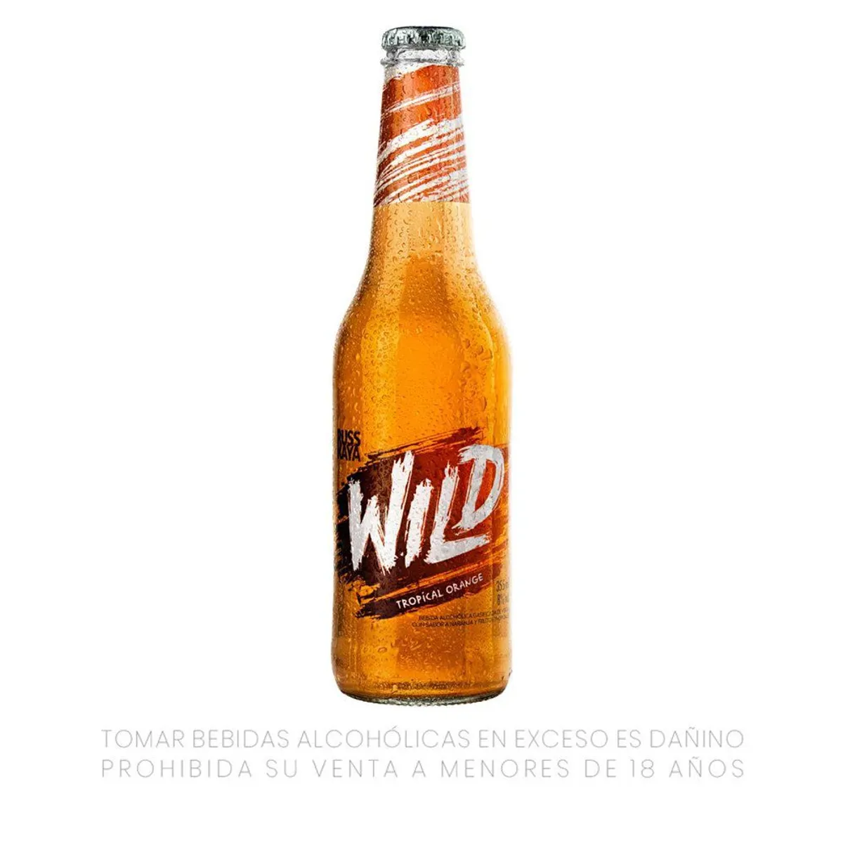 RUSSKAYA - Bebida RTD Russkaya Wild Tropical Orange Botella 355 mL