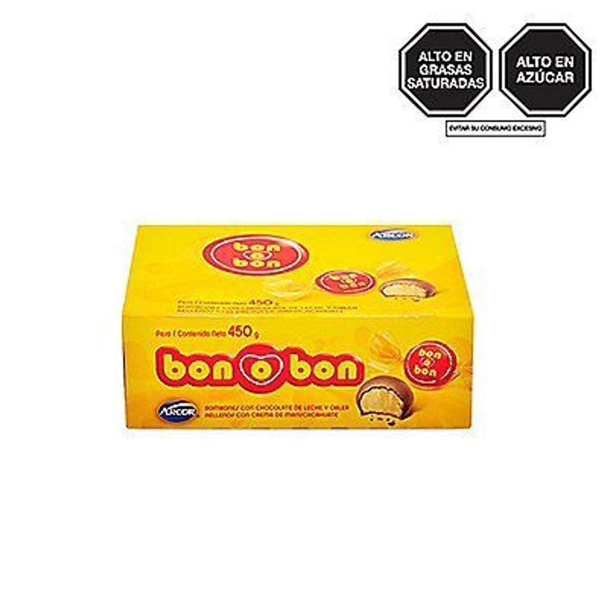 BON O BON - Bombones Chocolate con Leche Bon o Bon Caja 450 g
