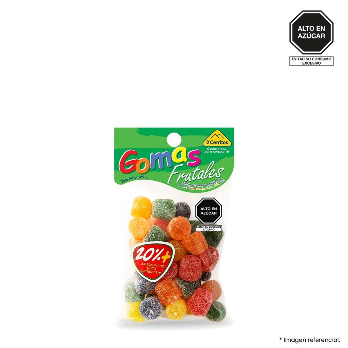 2 CERRITOS - Gomas Frutales 2 Cerritos Bolsa 150 g