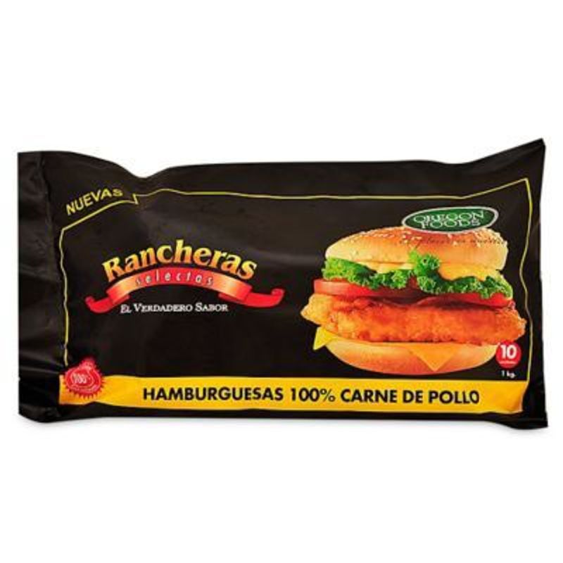 OREGON FOODS - Hamburguesa Ranchera De Pollo