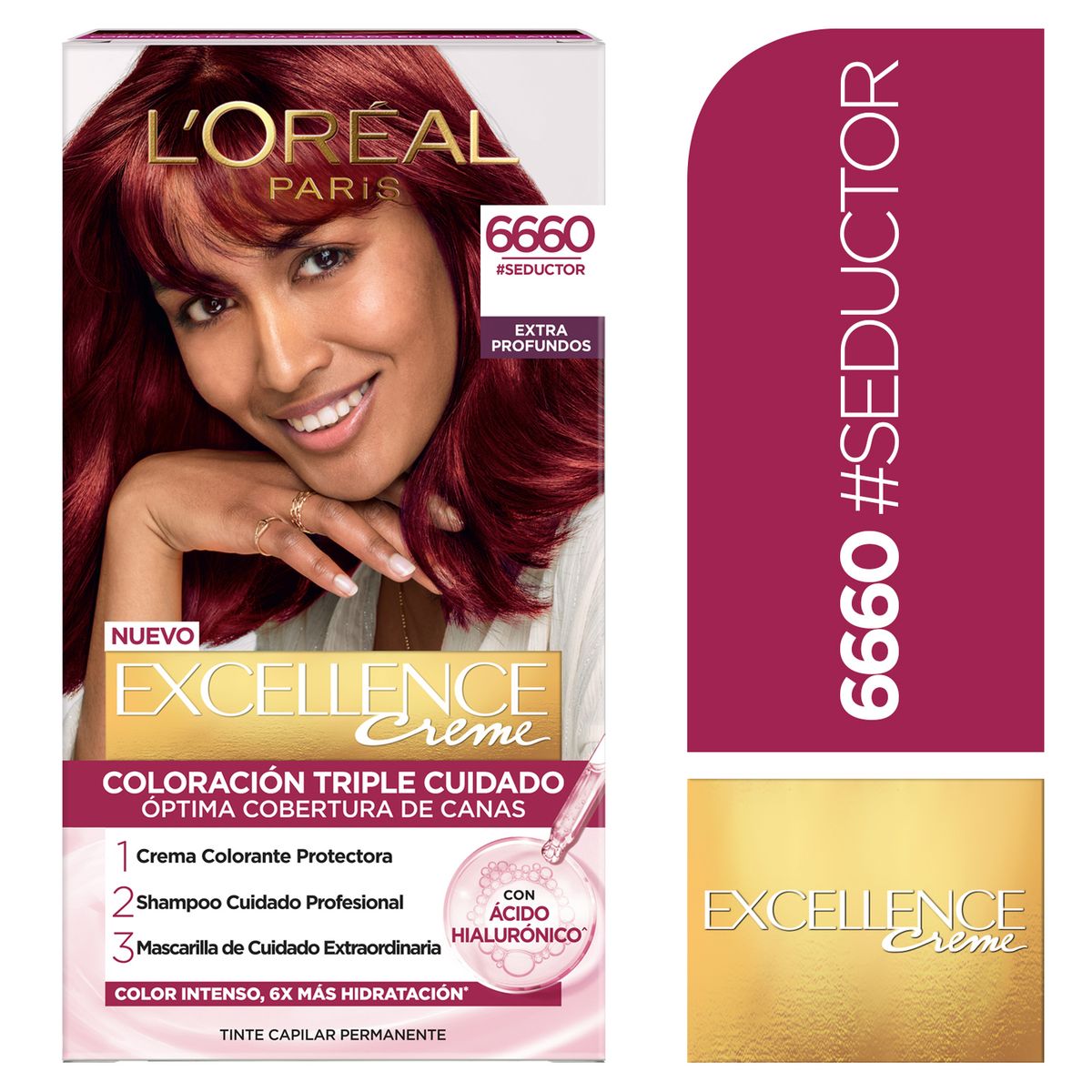 EXCELLENCE - Tinte Excellence Tono 6660 Seductor