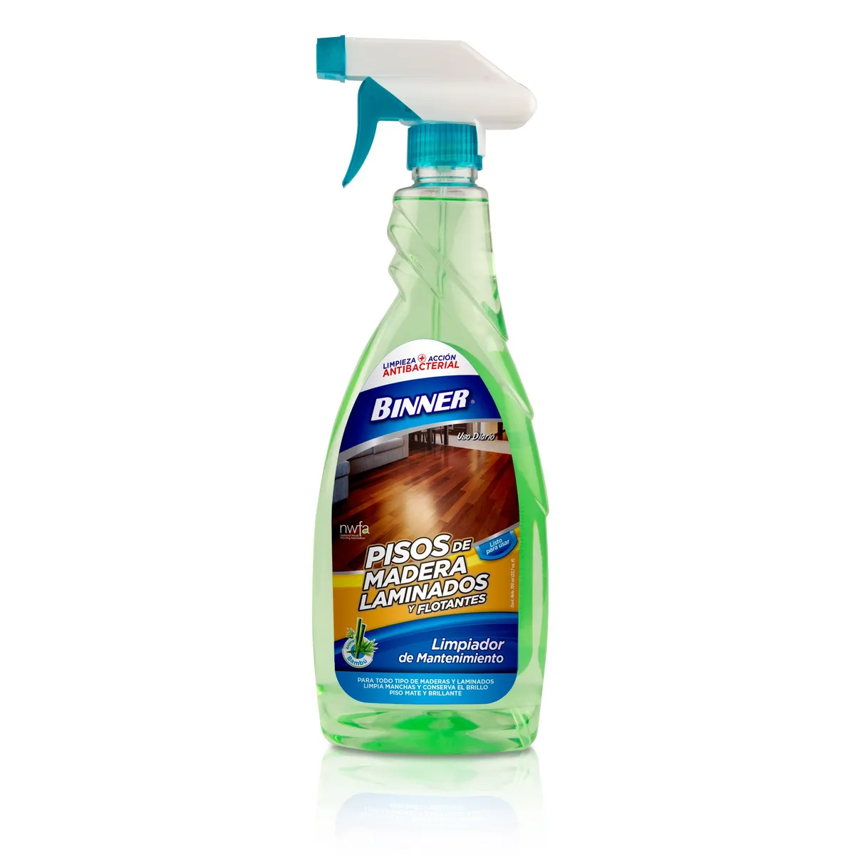 BINNER - Limpiador de Mantenimiento Binner Pisos de Madera Envase 700 mL