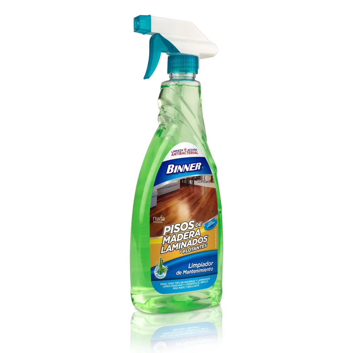 BINNER - Limpiador de Mantenimiento Binner Pisos de Madera Envase 700 mL