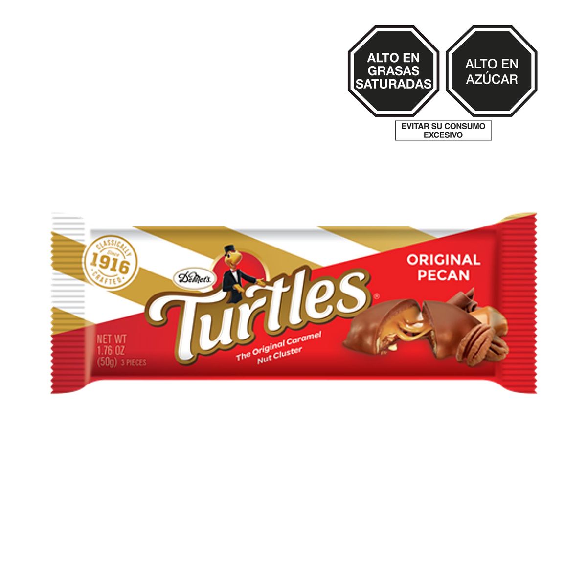  - CHOCOLATE TURTLE KING BAR X 50 GR