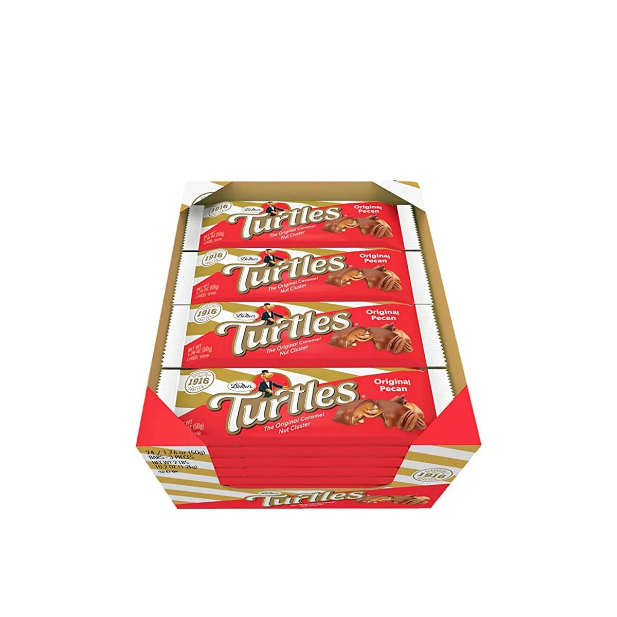 DEMETS - Chocolate Turtles Kink Display x 24 unidades
