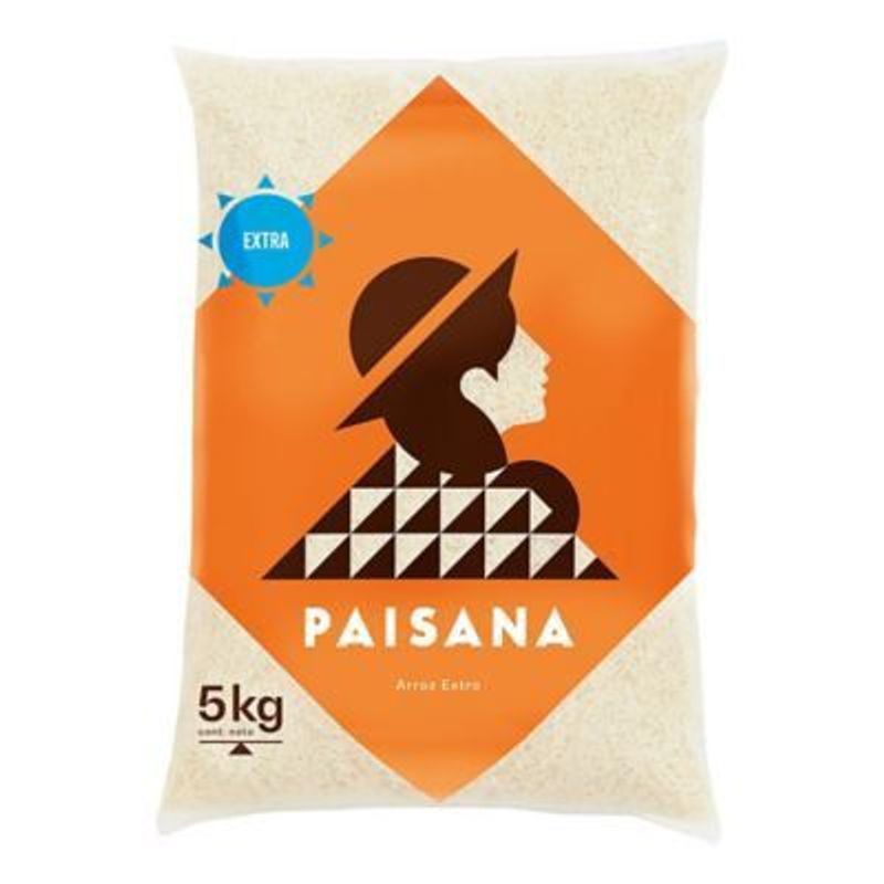 PAISANA - Arroz Extra Paisana Bolsa 5 Kg