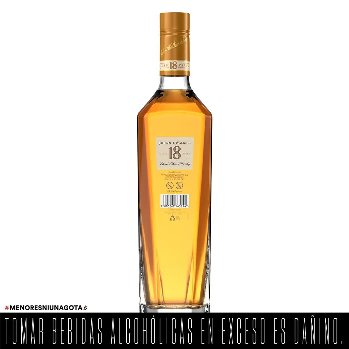 JOHNNIE WALKER - Whisky Johnnie Walker 18 Años Botella 750 mL