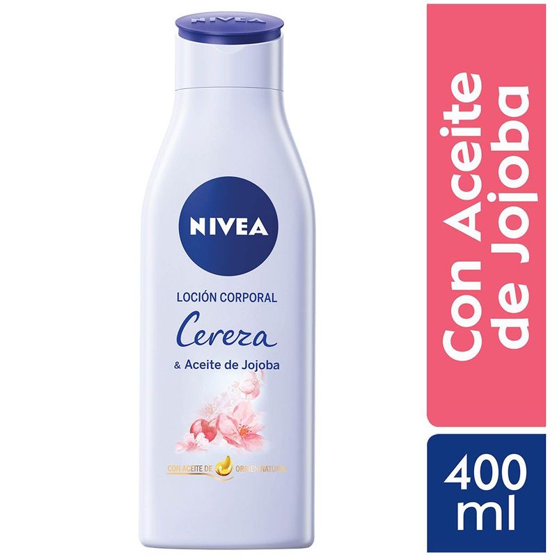 NIVEA - LOCION CORP CEREZA Y ACEI JOJOBA NIVEAX400ML