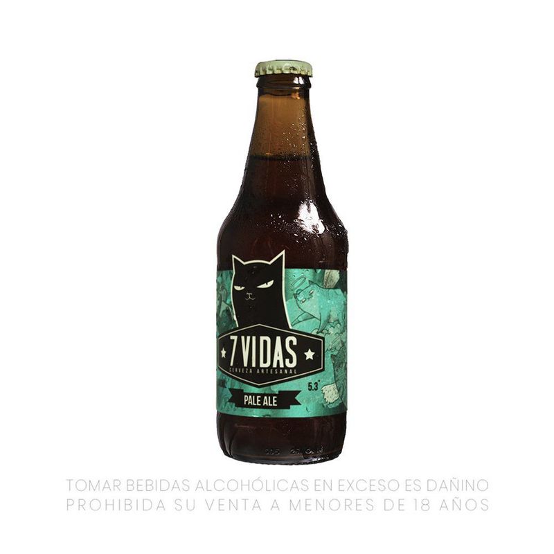 7 VIDAS - Cerveza Pale Ale 340 mL