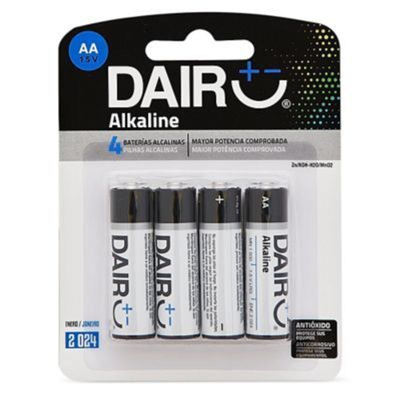 DAIRU - Pilas Alcalinas Dairu AA X 4Un
