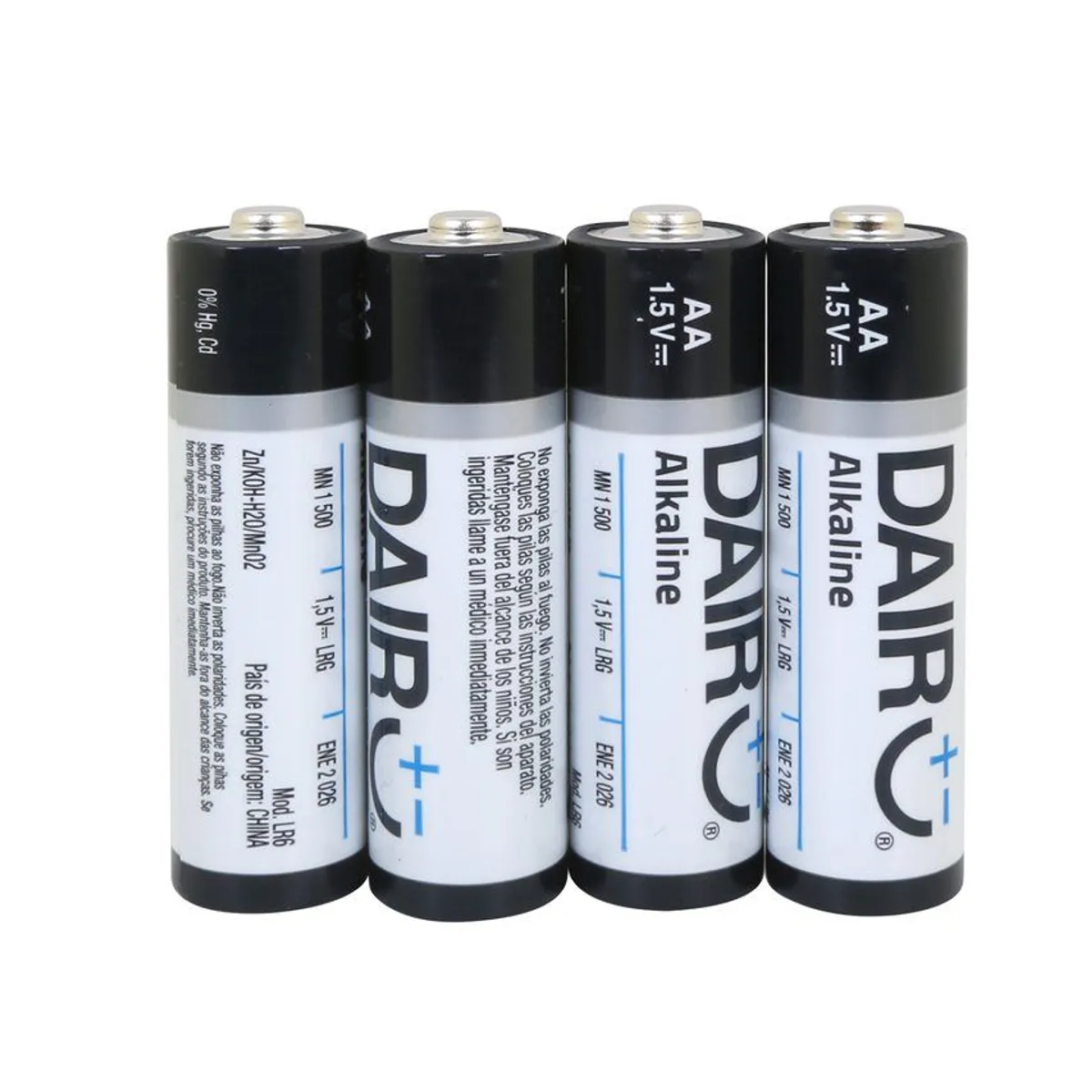 DAIRU - Pilas Alcalinas Dairu AA X 4Un