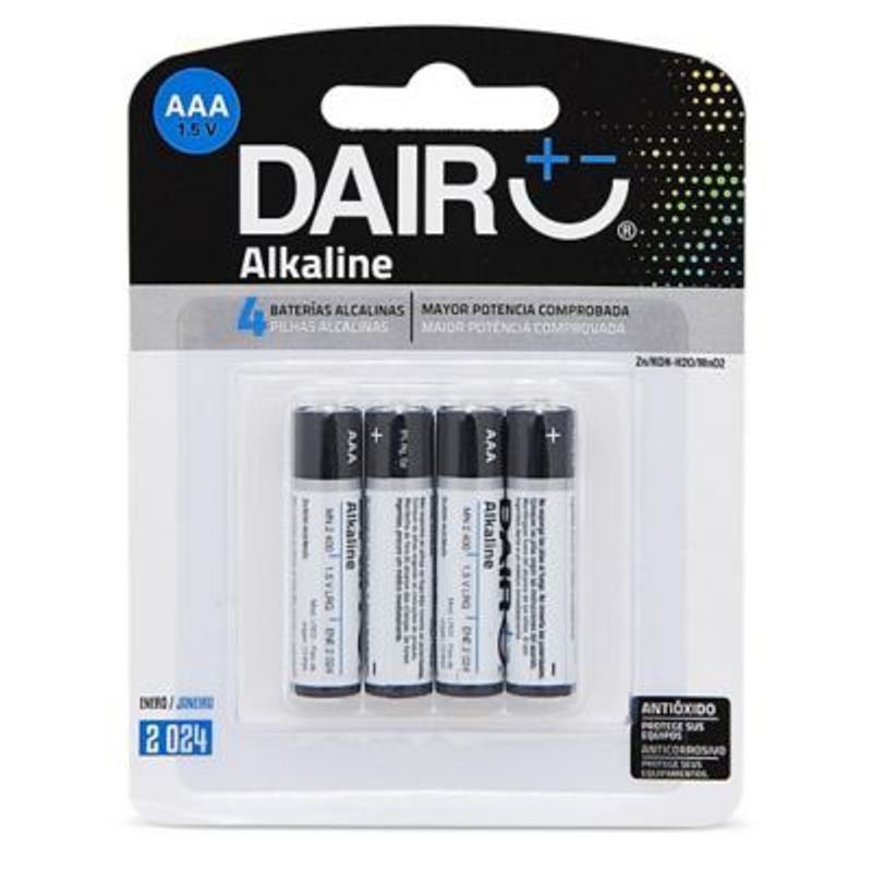 DAIRU - Pilas Alcalinas Dairu Aaa X 4Un