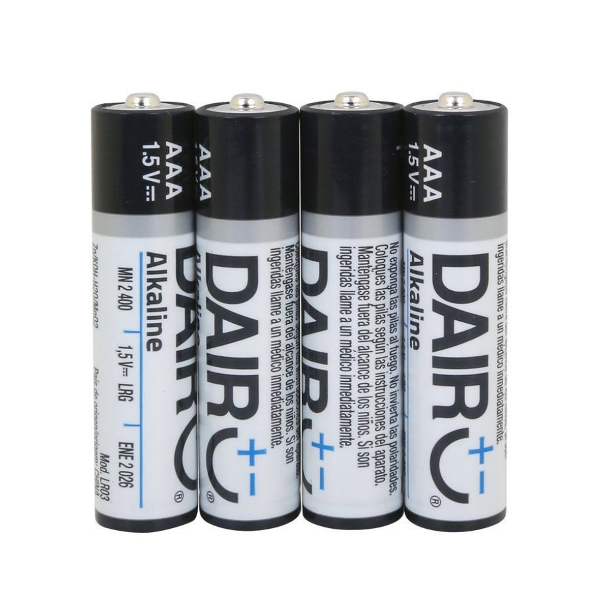 DAIRU - Pilas Alcalinas Dairu AAA X 4Un