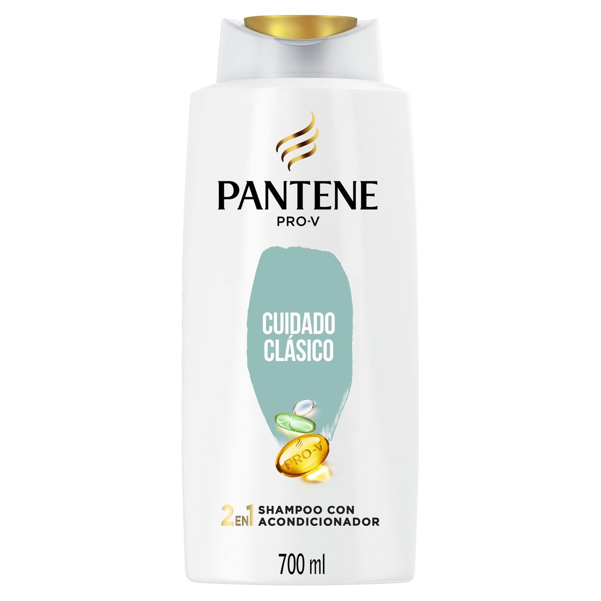 PANTENE - Shampoo 2 en 1 Pantene Cuidado Clásico Botella 700 mL