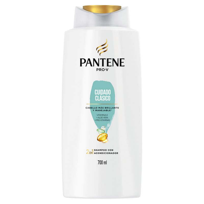 PANTENE - Shampoo Con Acondicionador Pantene 2 En 1 Cuidado Clásico Botella 700 mL