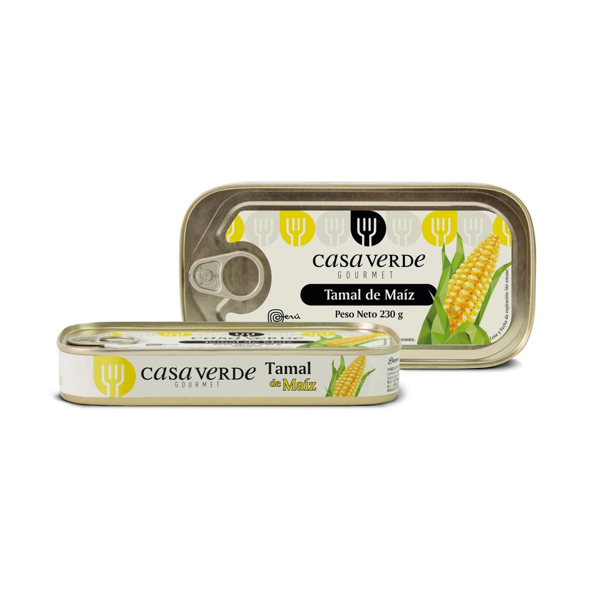CASA VERDE - Tamal De Maíz Casa Verde x 230 g