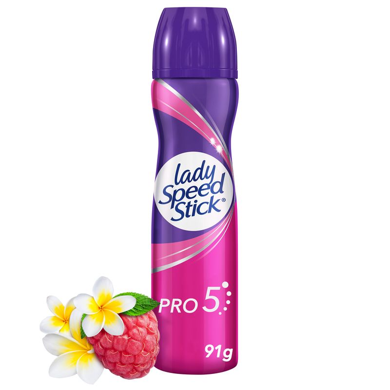 LADY SPEED STICK - Desodorante Lady Speed Stick Spray Pro5 Envase 150 mL