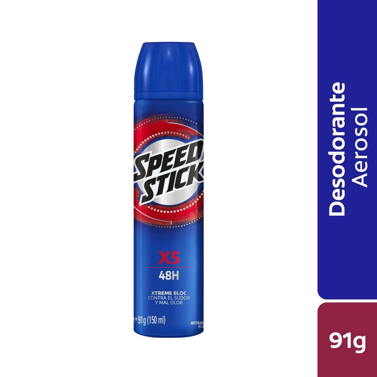 SPEED STICK - Antitranspirante en Spray Speed Stick X5 Active 48h Envase 150 mL
