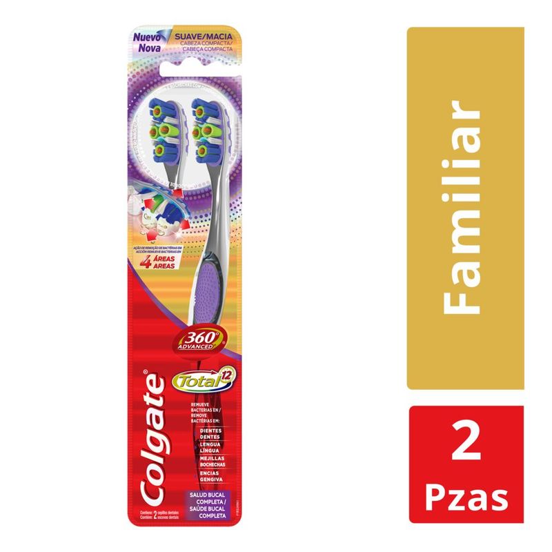 COLGATE - Cepillo De Dientes Colgate360 Advance Total x2und