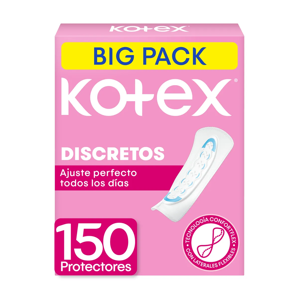 KOTEX - Protectores Diarios Kotex Ultraflexibles Caja 150 Und