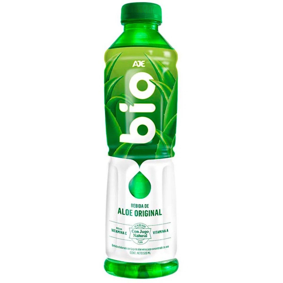 BIO - Bebida Sabor Aloe Vera Bio Botella 520 mL