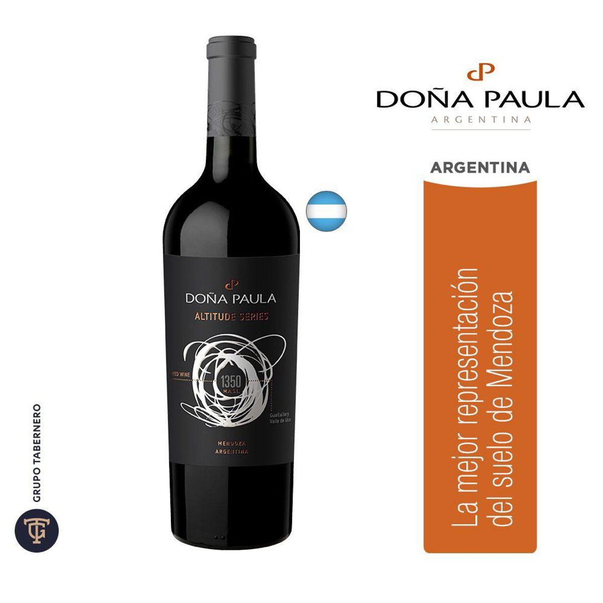 DOÃ‘A PAULA - Vino Tinto Doña Paula 1350 Botella 750 mL