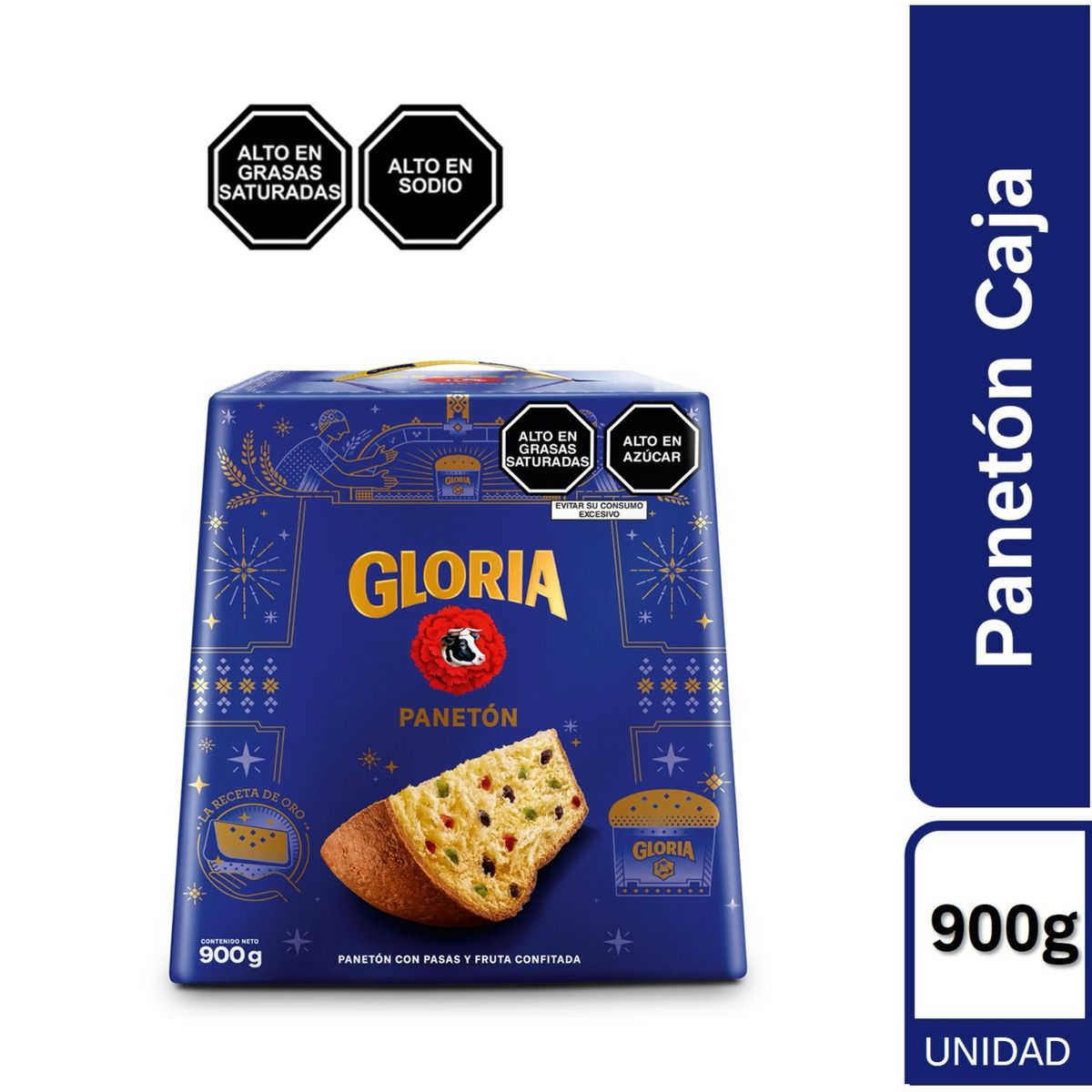 GLORIA - Panetón Gloria en Caja 900 g