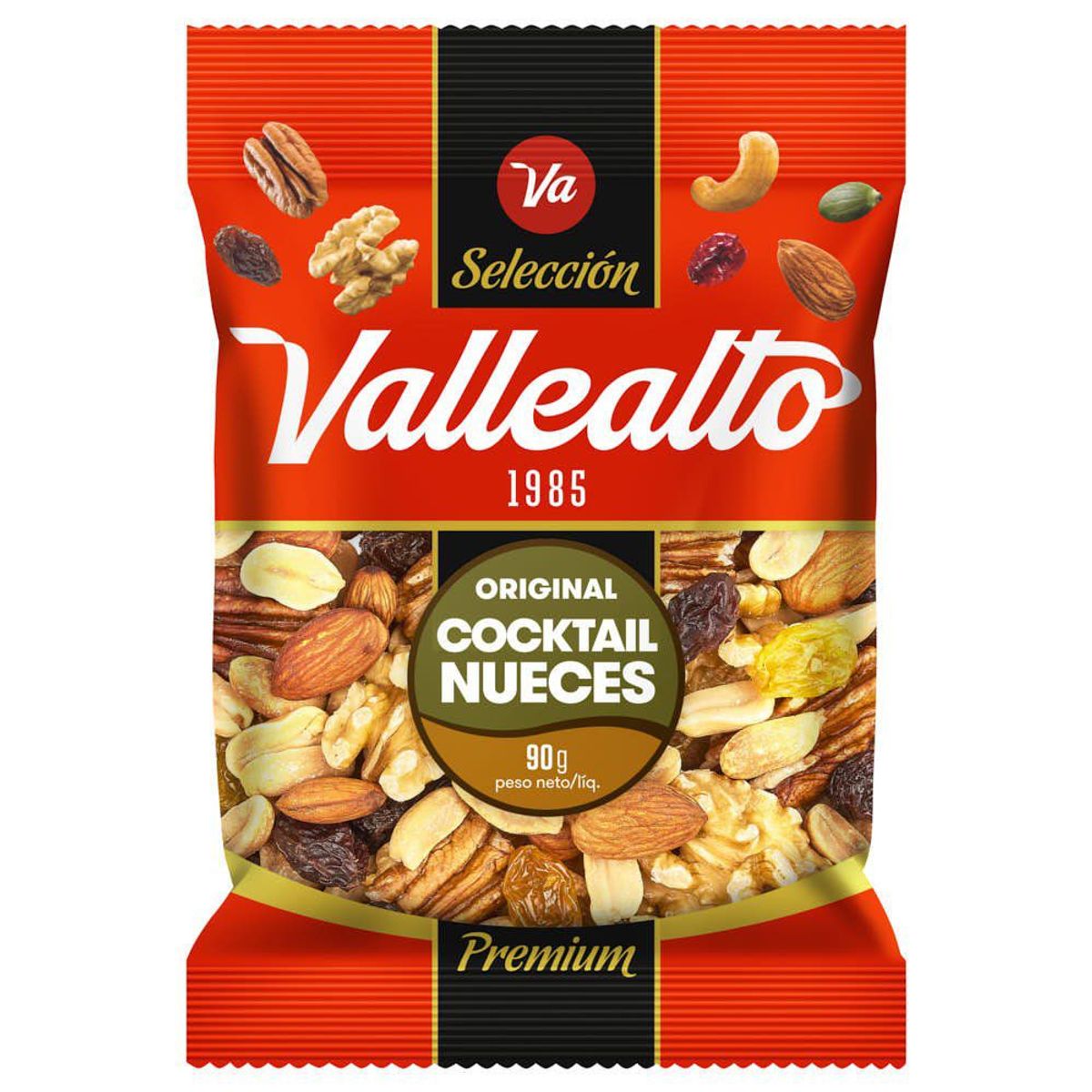 VALLEALTO - Cocktail de Nueces Vallealto Bolsa 90 g