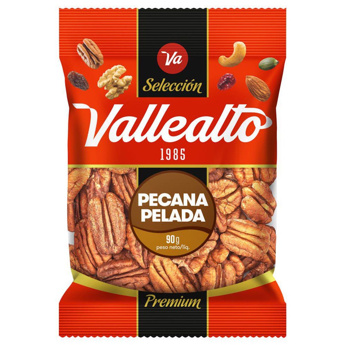 VALLEALTO - Pecanas Peladas Vallealto Bolsa 90 g