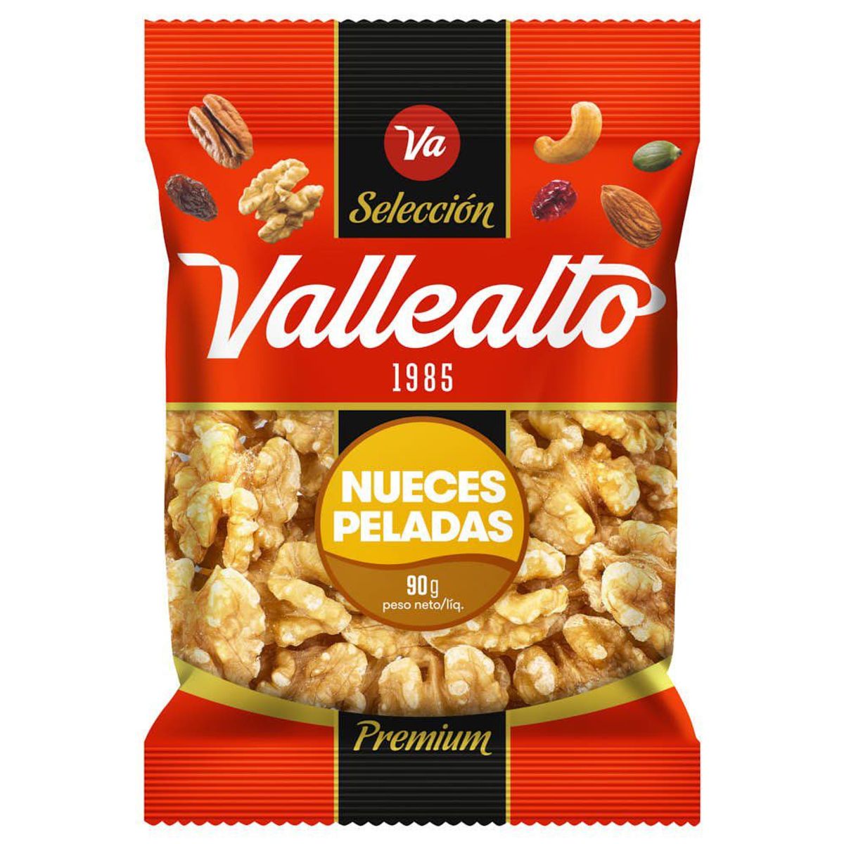 VALLEALTO - Nuez Pelada Vallealto Bolsa 90 g