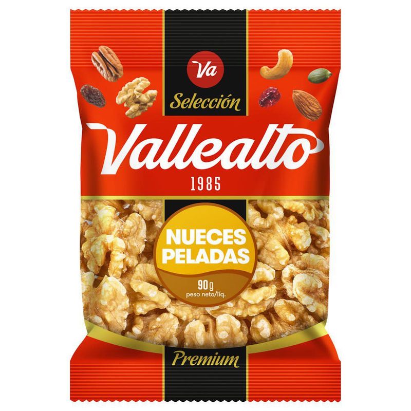 VALLEALTO - Nuez Pelada Vallealto Bolsa 90 g