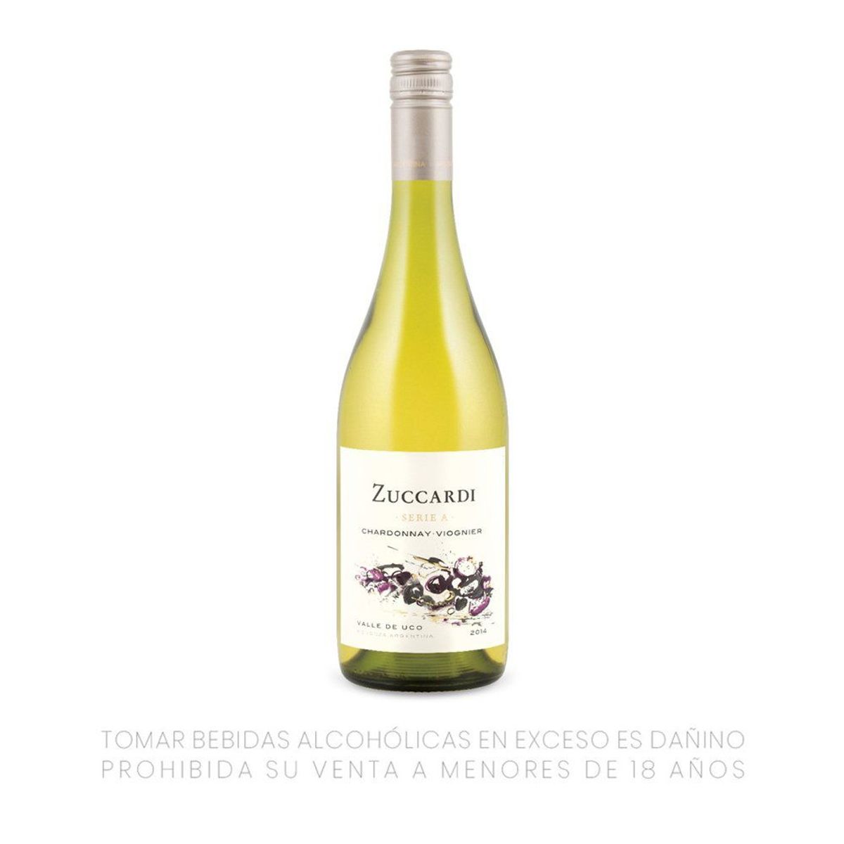 ZUCCARDI - Vino Zuccardi Serie A Chardonnay Viognier Botella 750 mL